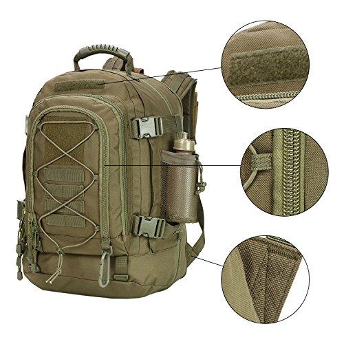 Outdoor 3 Day Expandable 40-64L Backpack Military Tactical Hiking Bug Out Bag