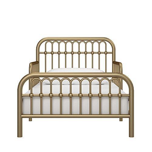 Little Seeds Monarch Hill Ivy Metal Crib, Gold