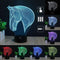 3D Illusion Animal Giraffe Remote Control LED Desk Table Night Light Lamp 7 Color Touch Lamp Kiddie Kids Children Family Holiday Gift Home Office Childrenroom Theme Decoration by HUI YUAN