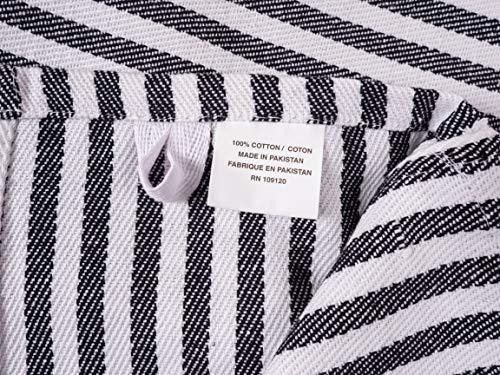 KAF Home Mixed Flat & Terry Kitchen Towels | Set of 6 18 x 28 Inches | 4 Flat Weave Towels for Cooking and Drying Dishes and 2 Terry Towels, for House Cleaning and Tackling Messes and Spills (Teal)