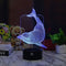3D Illusion Animal Giraffe Remote Control LED Desk Table Night Light Lamp 7 Color Touch Lamp Kiddie Kids Children Family Holiday Gift Home Office Childrenroom Theme Decoration by HUI YUAN