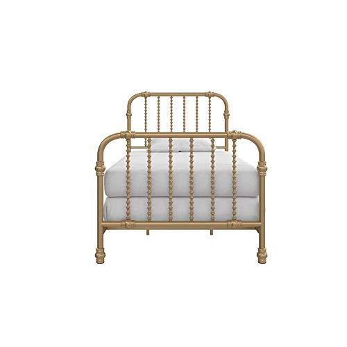 Little Seeds Monarch Hill Wren Metal Twin, Gold Bed