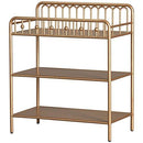 Little Seeds Monarch Hill Ivy Metal Crib, Gold