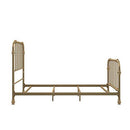 Little Seeds Monarch Hill Wren Metal Twin, Gold Bed