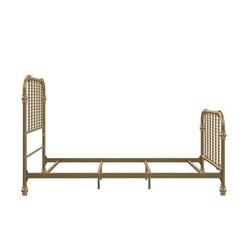 Little Seeds Monarch Hill Wren Metal Twin, Gold Bed