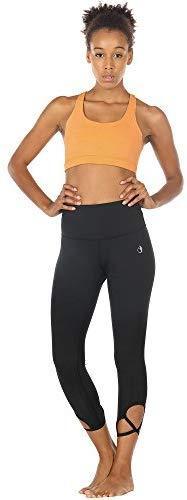 icyzone Padded Strappy Sports Bra Yoga Tops Activewear Workout Clothes for Women