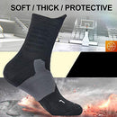 DISILE Elite Basketball Socks, Cushioned Dri-Fit Athletic Crew Socks - Thick Sports Socks For Men & Women