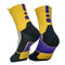 DISILE Elite Basketball Socks, Cushioned Dri-Fit Athletic Crew Socks - Thick Sports Socks For Men & Women