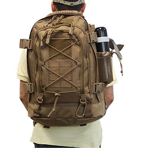 Outdoor 3 Day Expandable 40-64L Backpack Military Tactical Hiking Bug Out Bag