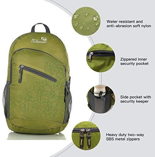 Outlander Ultra Lightweight Packable Water Resistant Travel Hiking Backpack Daypack Handy Foldable Camping Outdoor Backpack