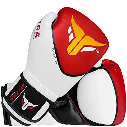 Mytra Fusion Boxing Gloves 10oz 12oz 14oz 16oz Boxing Gloves for Training Punching Sparring Punching Bag Boxing Bag Gloves Punch Bag Mitts