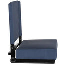 Flash Furniture Grandstand Comfort Seats by Flash with Ultra-Padded Seat in Black