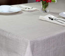 COTTON CRAFT 100% Linen Hemstitch Table Cloth - Size 60x108 Charcoal - Hand Crafted and Hand Stitched Table Cloth with Hemstitch detailing.