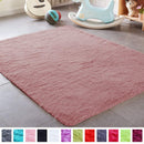 PAGISOFE Soft Girls Room Rug Baby Nursery Decor Kids Room Carpet 4' x 5.3',Pink