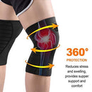 CAMBIVO 2 Pack Knee Brace, Knee Compression Sleeve Support for Running, Arthritis, ACL, Meniscus Tear, Sports, Joint Pain Relief and Injury Recovery