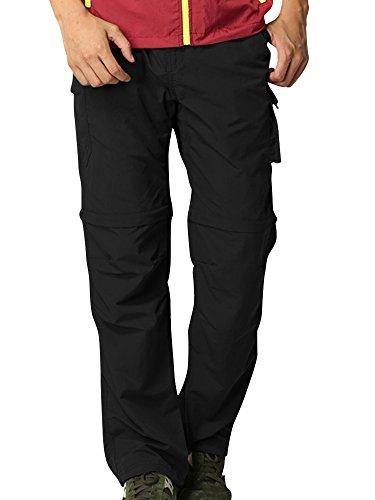 Mens Hiking Pants Adventure Quick Dry Convertible Lightweight Zip Off Fishing Travel Mountain Trousers