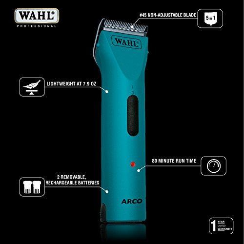 Wahl Professional Animal Arco Pet, Dog, Cat, and Horse Cordless Clipper Kit