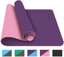 TOPLUS Yoga Mat - Classic 1/4 inch Pro Yoga Mat Eco Friendly Non Slip Fitness Exercise Mat with Carrying Strap-Workout Mat for Yoga, Pilates and Floor Exercises