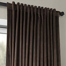 Half Price Drapes VPCH-VET1211-84 Signature Doublewide Blackout Velvet Curtain, Amber Gold, 100 X 84