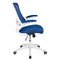 Flash Furniture Mid-Back Black Mesh Swivel Ergonomic Task Office Chair with Flip-Up Arms - BL-X-5M-BK-GG