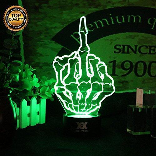 3D Illusion Animal Giraffe Remote Control LED Desk Table Night Light Lamp 7 Color Touch Lamp Kiddie Kids Children Family Holiday Gift Home Office Childrenroom Theme Decoration by HUI YUAN