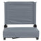 Flash Furniture Grandstand Comfort Seats by Flash with Ultra-Padded Seat in Black