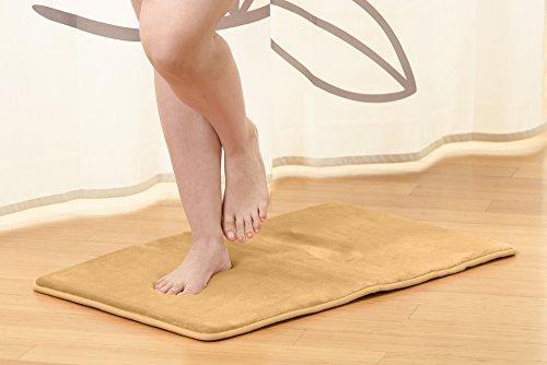 Clara Clark 2-Pack Bath Mat Set – Large and Small Bathroom Rug Set, Absorbent Memory Foam Bath Rugs, Non-Slip, Thick, Cozy Velvet Microfiber Bathrug, Plush Shower, Toilet Floor Bathmats Carpet, Black