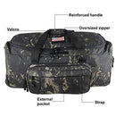 ARMYCAMOUSA Military Tactical Wheeled Deployment Trolley Duffel Bag Heavy-Duty Camping Hiking Running Trekking