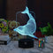 3D Illusion Animal Giraffe Remote Control LED Desk Table Night Light Lamp 7 Color Touch Lamp Kiddie Kids Children Family Holiday Gift Home Office Childrenroom Theme Decoration by HUI YUAN