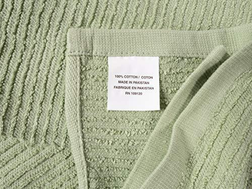 KAF Home Mixed Flat & Terry Kitchen Towels | Set of 6 18 x 28 Inches | 4 Flat Weave Towels for Cooking and Drying Dishes and 2 Terry Towels, for House Cleaning and Tackling Messes and Spills (Teal)