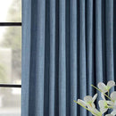 HPD Half Price Drapes BOCH-LN1857-84-DW Faux Linen Extra Wide Blackout Room Darkening Curtain, 100 X 84, Oatmeal