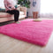 PAGISOFE Ultra Soft 4.5cm Velvet Bedroom Rugs Kids Room Carpet Modern Shaggy Area Rugs Home Decor 2.6' X 5.3', Hot-Pink