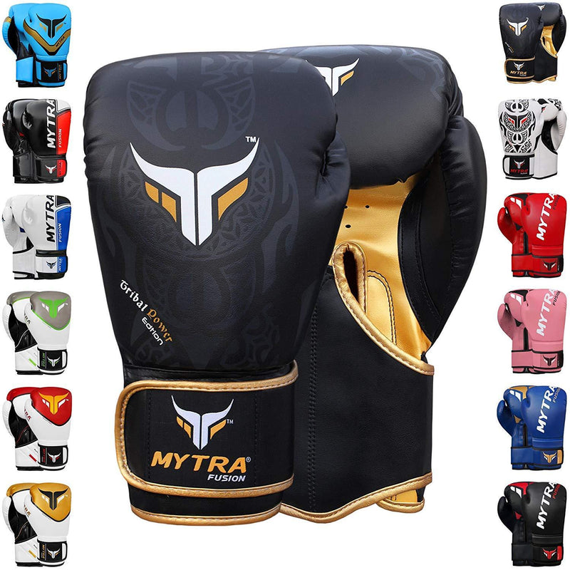 Mytra Fusion Boxing Gloves 10oz 12oz 14oz 16oz Boxing Gloves for Training Punching Sparring Punching Bag Boxing Bag Gloves Punch Bag Mitts