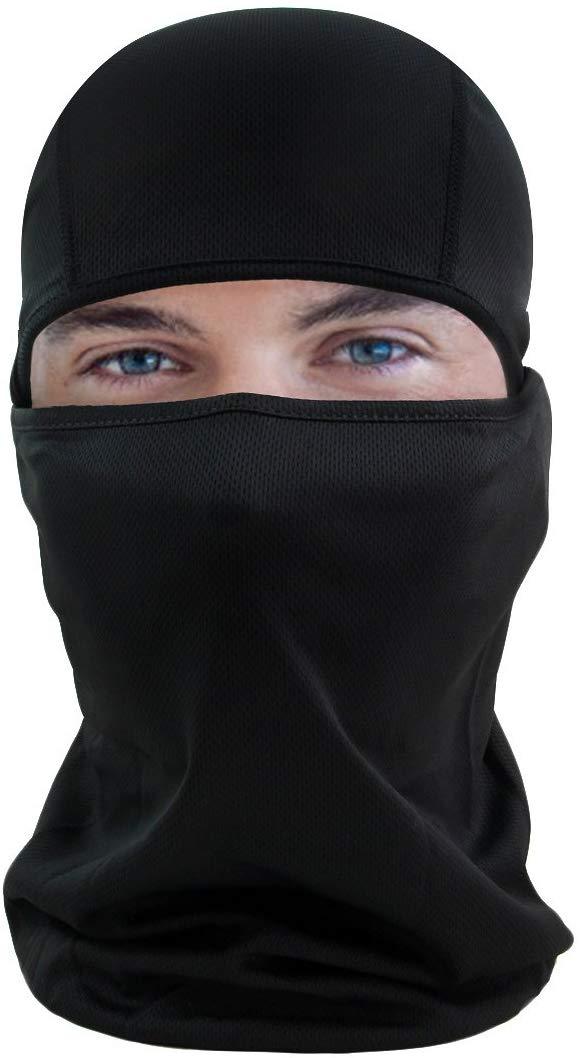 hikevalley Balaclava Face Mask Adjustable Windproof UV Protection Hood