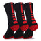 DISILE Elite Basketball Socks, Cushioned Dri-Fit Athletic Crew Socks - Thick Sports Socks For Men & Women