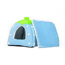 Spring Fever Small Big Animal Strawberry Guinea Pigs Rabbit Dog Cat Puppy Pet Fleece House Indoor Water Resistant Beds