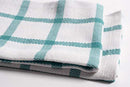 KAF Home Mixed Flat & Terry Kitchen Towels | Set of 6 18 x 28 Inches | 4 Flat Weave Towels for Cooking and Drying Dishes and 2 Terry Towels, for House Cleaning and Tackling Messes and Spills (Teal)